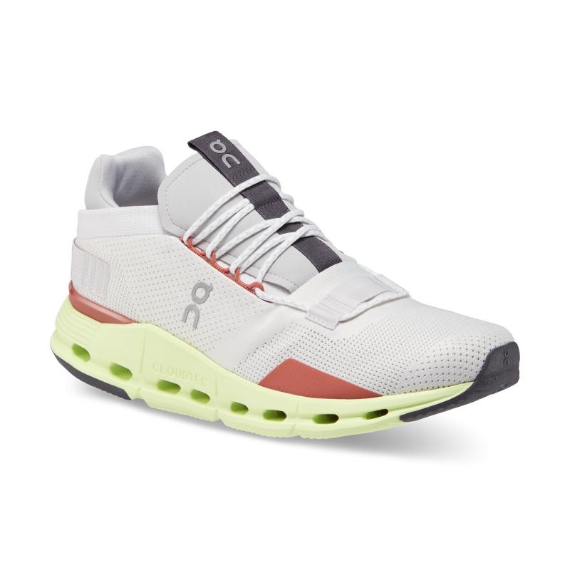 On Running Cloudnova Men's Life Shoes White | Limelight | YVUJM-2869