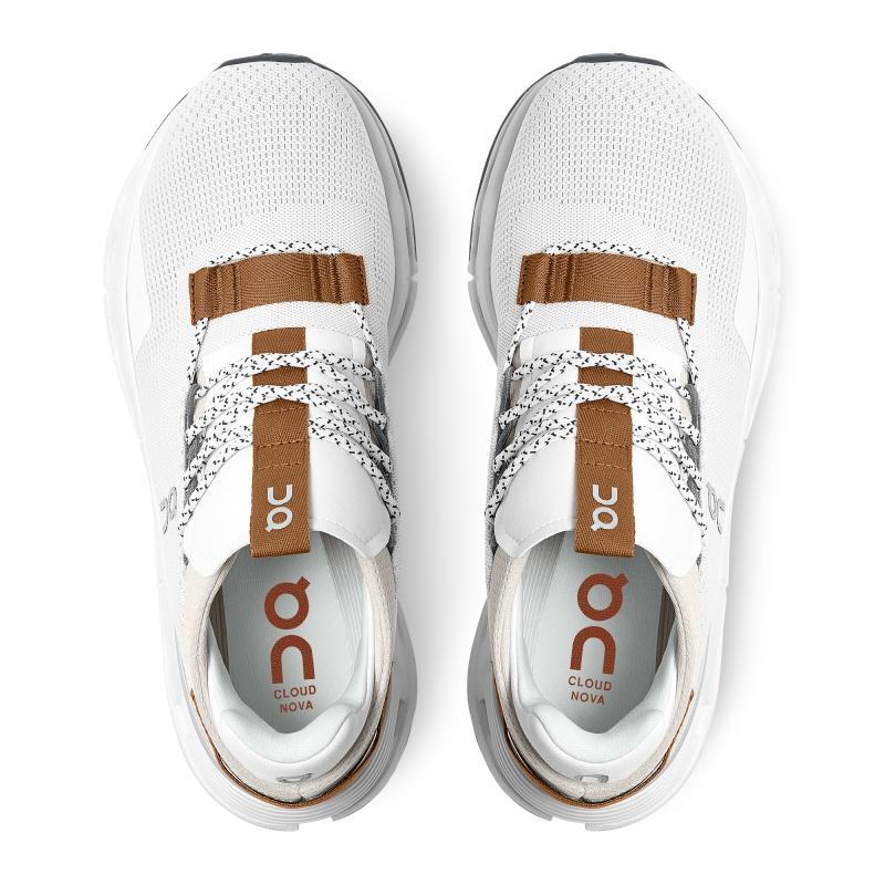 On Running Cloudnova Men's Life Shoes White | Pearl | LWNAR-9438