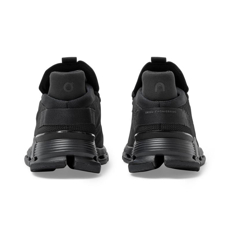 On Running Cloudnova Women's Lifestyle Shoes Black | Eclipse | WYUQP-4361