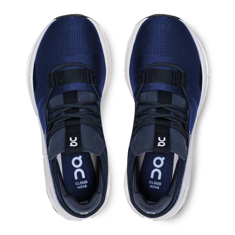 On Running Cloudnova Women's Lifestyle Shoes Navy | White | LCIMB-2803