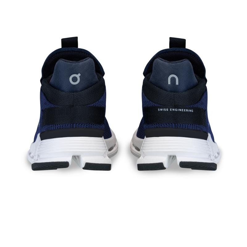 On Running Cloudnova Women's Lifestyle Shoes Navy | White | LCIMB-2803