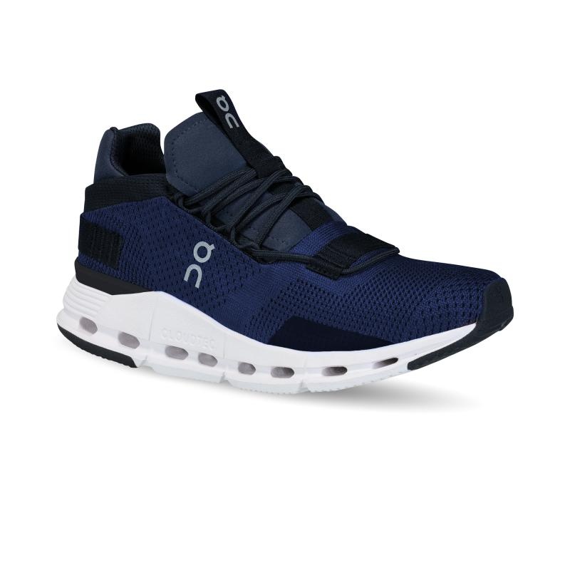 On Running Cloudnova Women's Lifestyle Shoes Navy | White | LCIMB-2803