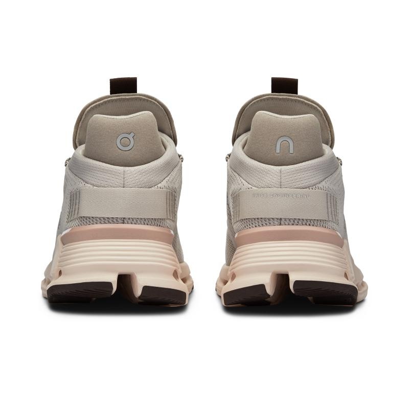 On Running Cloudnova Women's Lifestyle Shoes Pearl | Shell Grey | DRMQT-8147