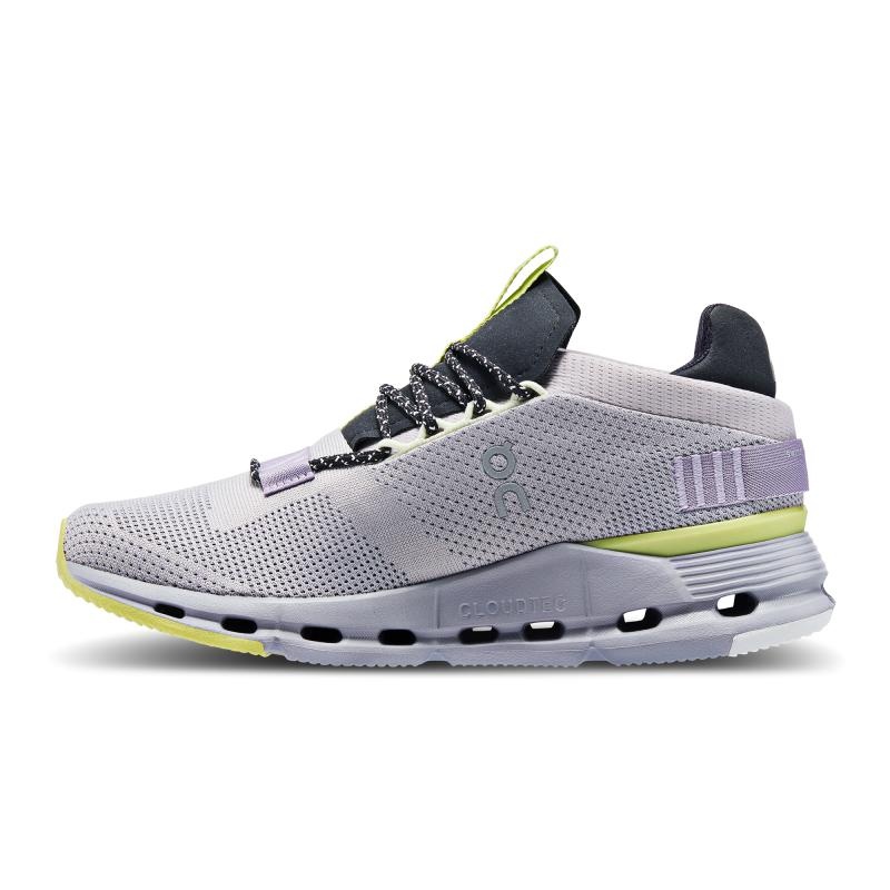 On Running Cloudnova Women's Travel Shoes Pearl | Zest Grey | AGRQN-9164