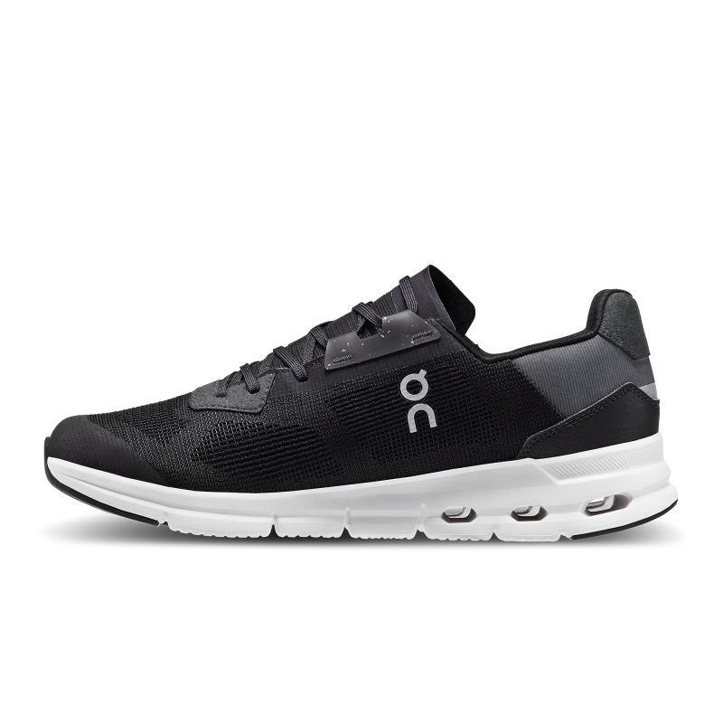 On Running Cloudrift Men's Life Shoes Black | White | KVNDM-2693