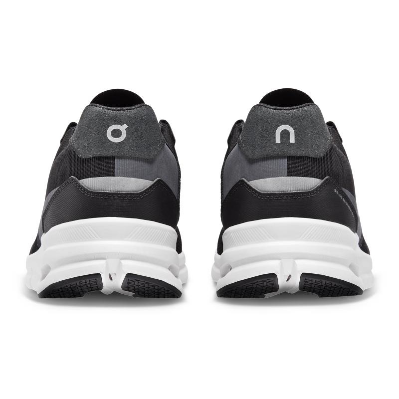 On Running Cloudrift Men's Life Shoes Black | White | KVNDM-2693