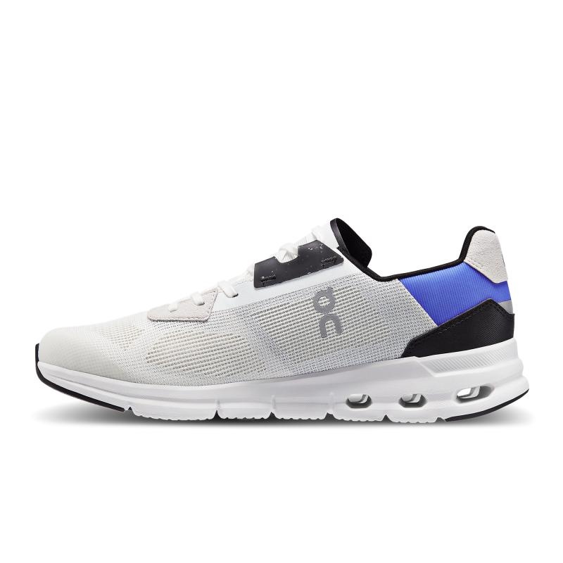 On Running Cloudrift Men's Life Shoes Undyed-White | Cobalt | PYNGO-4961