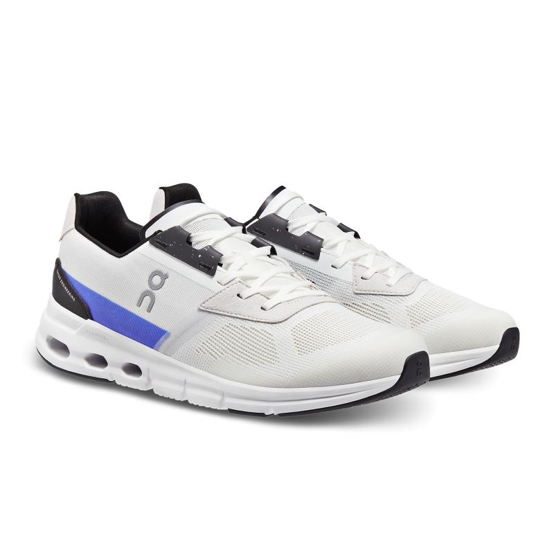 On Running Cloudrift Men's Life Shoes Undyed-White | Cobalt | PYNGO-4961