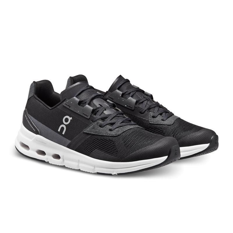 On Running Cloudrift Women's Lifestyle Shoes Black | White | ZOEND-4918