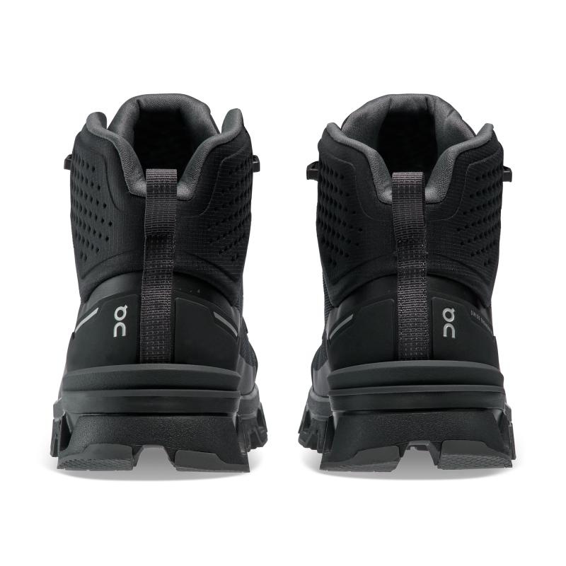 On Running Cloudrock 2 Waterproof Men's Hiking Boots Black | Eclipse | DBYJR-1049