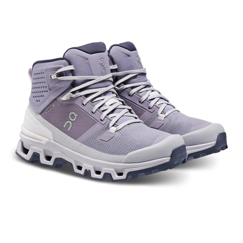 On Running Cloudrock 2 Waterproof Women's Hiking Boots Shark | Fade | MNGZU-7891