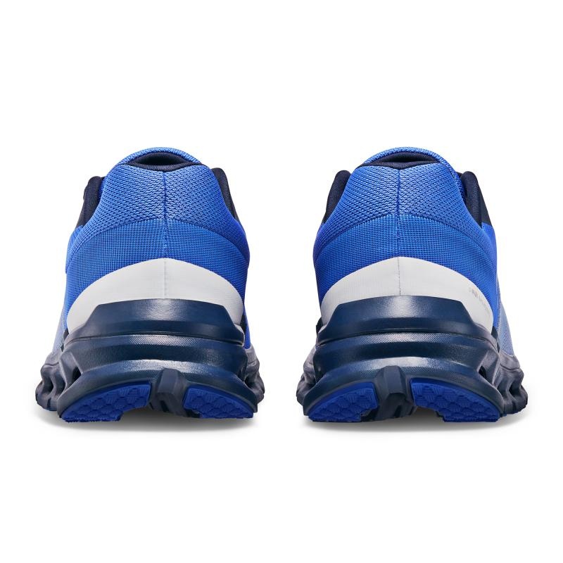 On Running Cloudrunner Men's Road Running Shoes Shale | Cobalt Blue | VWSXN-5763