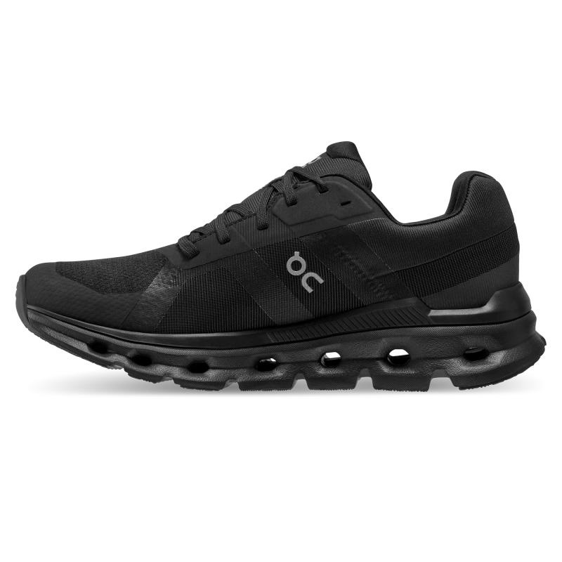 On Running Cloudrunner Waterproof Women's Road Running Shoes Black | MOEWJ-1923