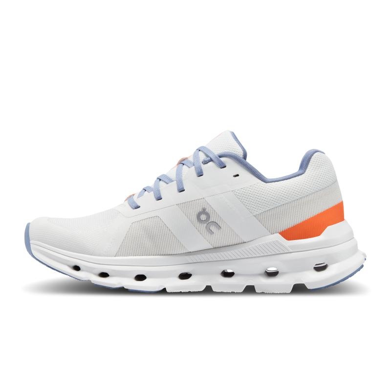 On Running Cloudrunner Wide Women's Road Running Shoes Undyed-White | Flame | OMRLZ-9421