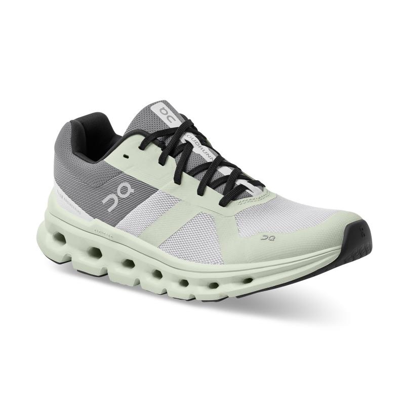 On Running Cloudrunner Women's Road Running Shoes Frost | Aloe Grey | HPGFB-9104