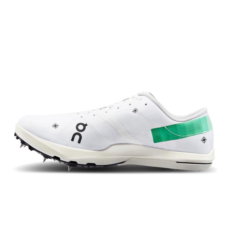 On Running Cloudspike 10000m Men's Track and Field Undyed-White | Mint | CDSZI-0859