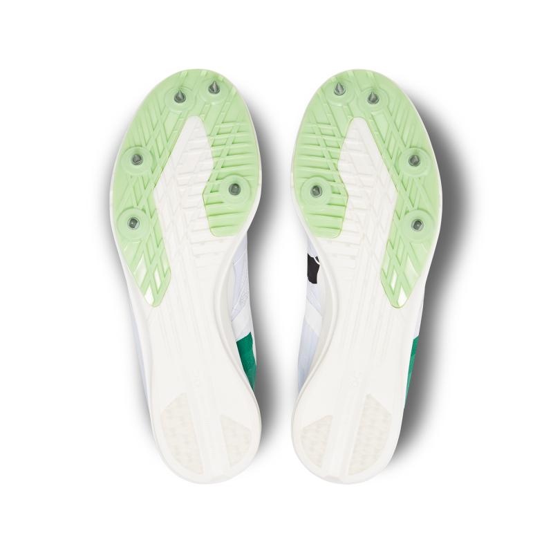 On Running Cloudspike 1500m Men's Track and Field Undyed-White | Mint | XRJTU-1762