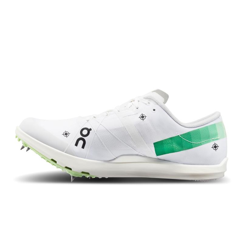 On Running Cloudspike 1500m Men's Track and Field Undyed-White | Mint | XRJTU-1762