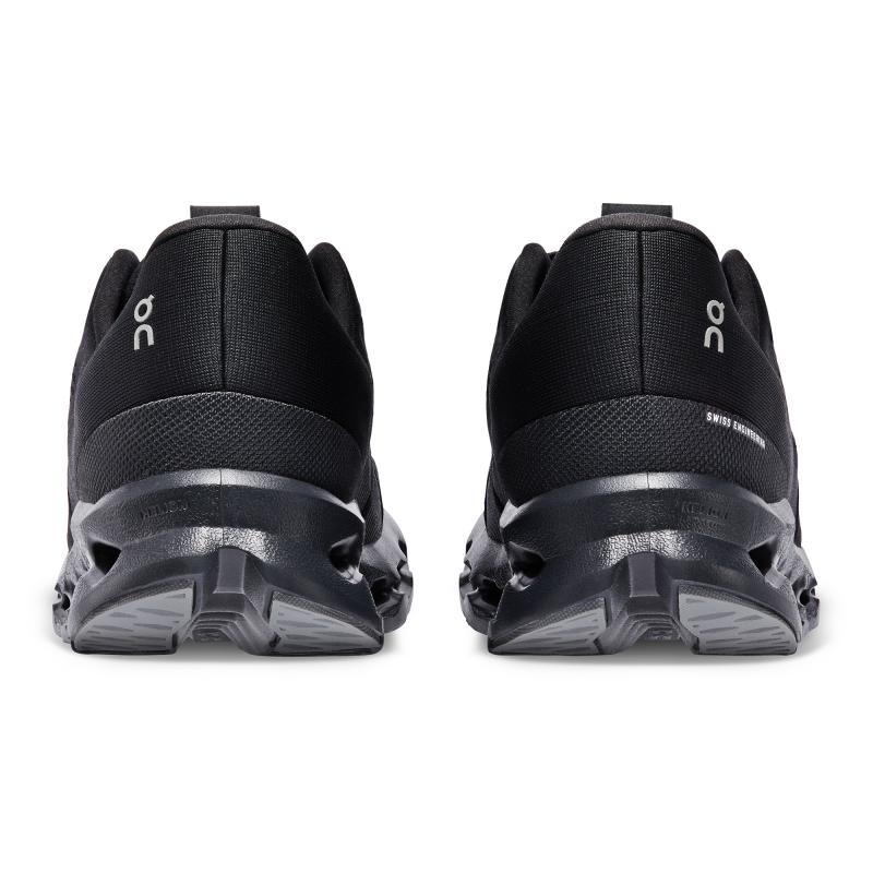 On Running Cloudsurfer Men's Road Running Shoes All Black | WXDMP-6019