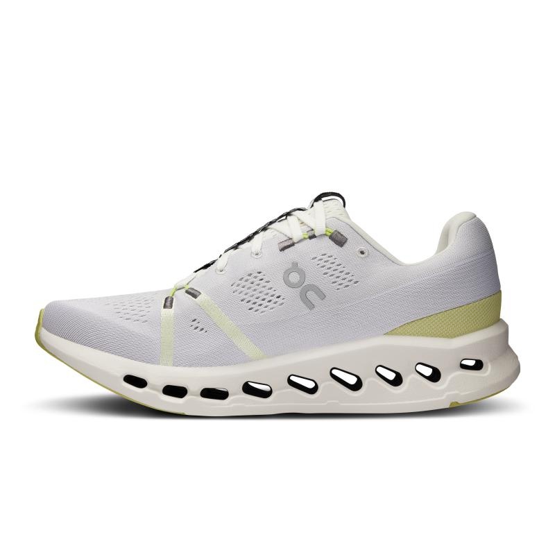 On Running Cloudsurfer Men's Road Running Shoes White | Sand | IWABG-9627