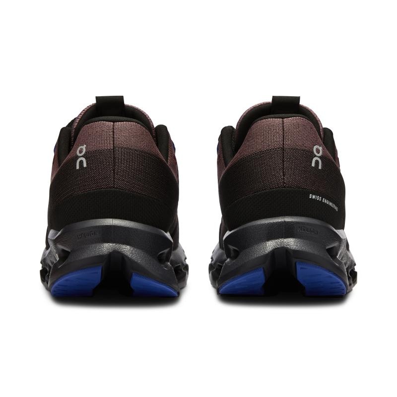 On Running Cloudsurfer Women's Road Running Shoes Black | Cobalt | JDLUV-6198