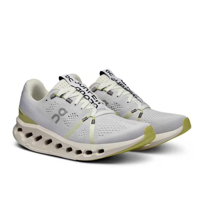 On Running Cloudsurfer Women's Road Running Shoes White | Sand | BGELO-4325