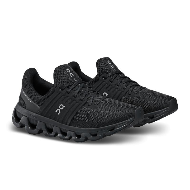 On Running Cloudswift 3 AD Women's Lifestyle Shoes All Black | BTURW-9486