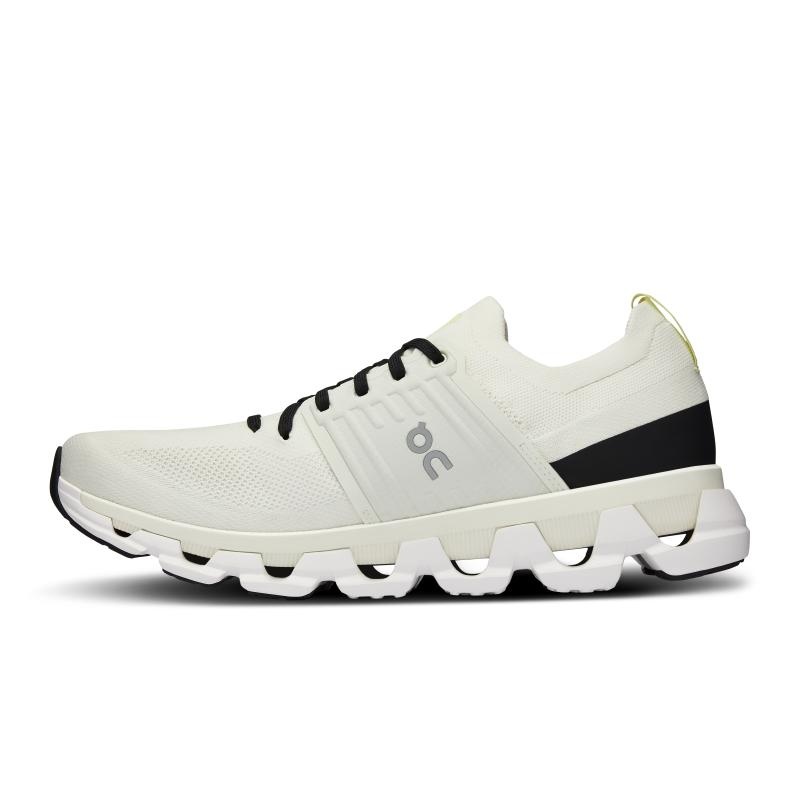 On Running Cloudswift 3 Men's Road Running Shoes Ivory | Black | NRSIM-3450