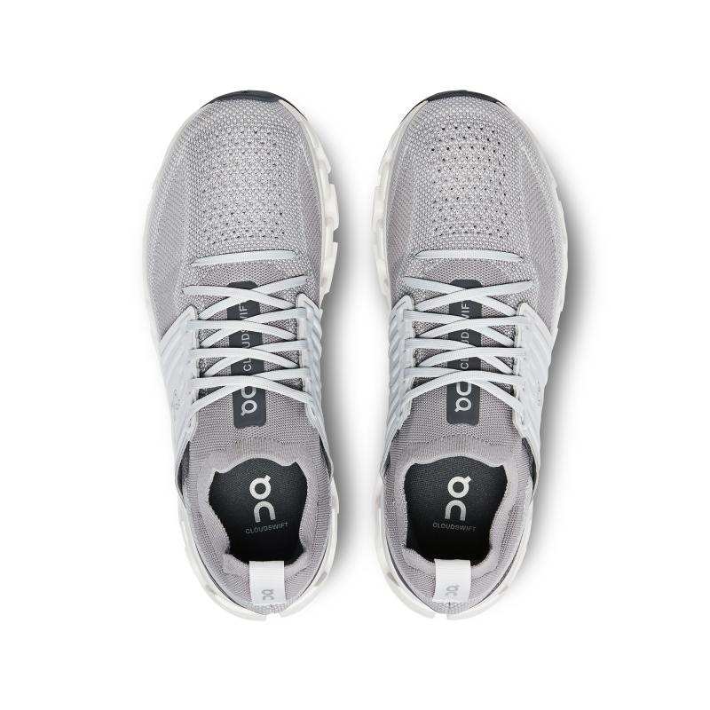 On Running Cloudswift 3 Men's Road Running Shoes Alloy | Glacier Grey | ERKBV-3529