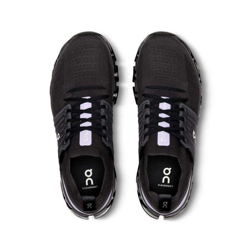 On Running Cloudswift 3 Men's Road Running Shoes Magnet | Wisteria Black | SXEDC-7296