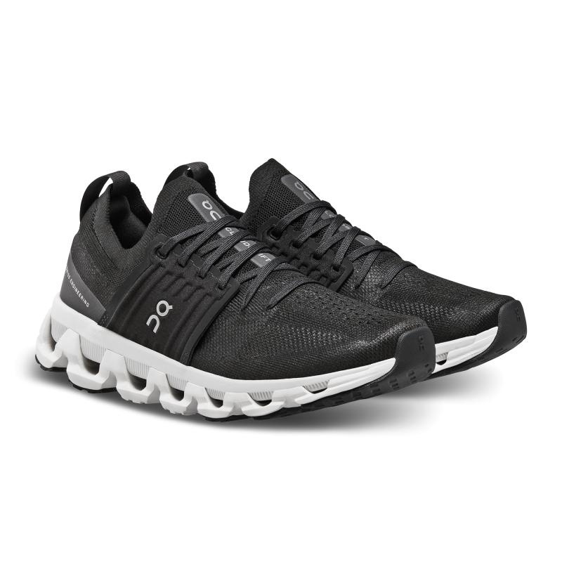 On Running Cloudswift 3 Women's Road Running Shoes All Black | PBRJL-6391