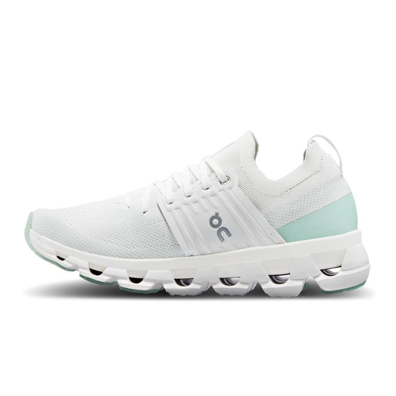 On Running Cloudswift 3 Women's Road Running Shoes Ivory | Creek Green | NSQEM-0275