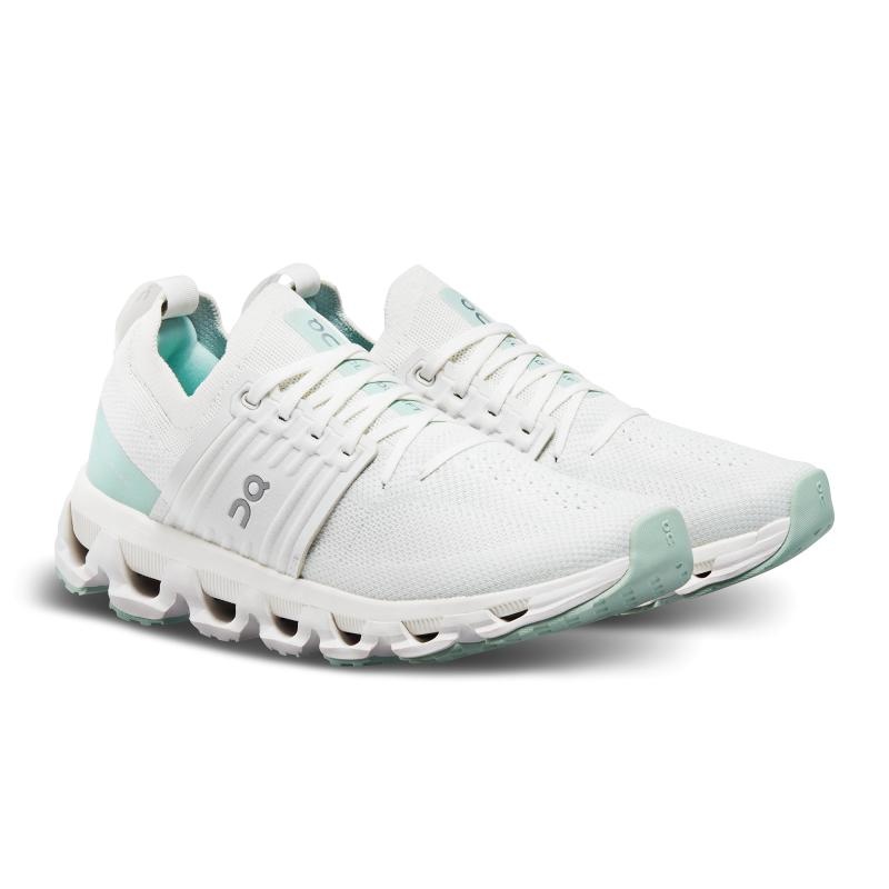 On Running Cloudswift 3 Women's Road Running Shoes Ivory | Creek Green | NSQEM-0275