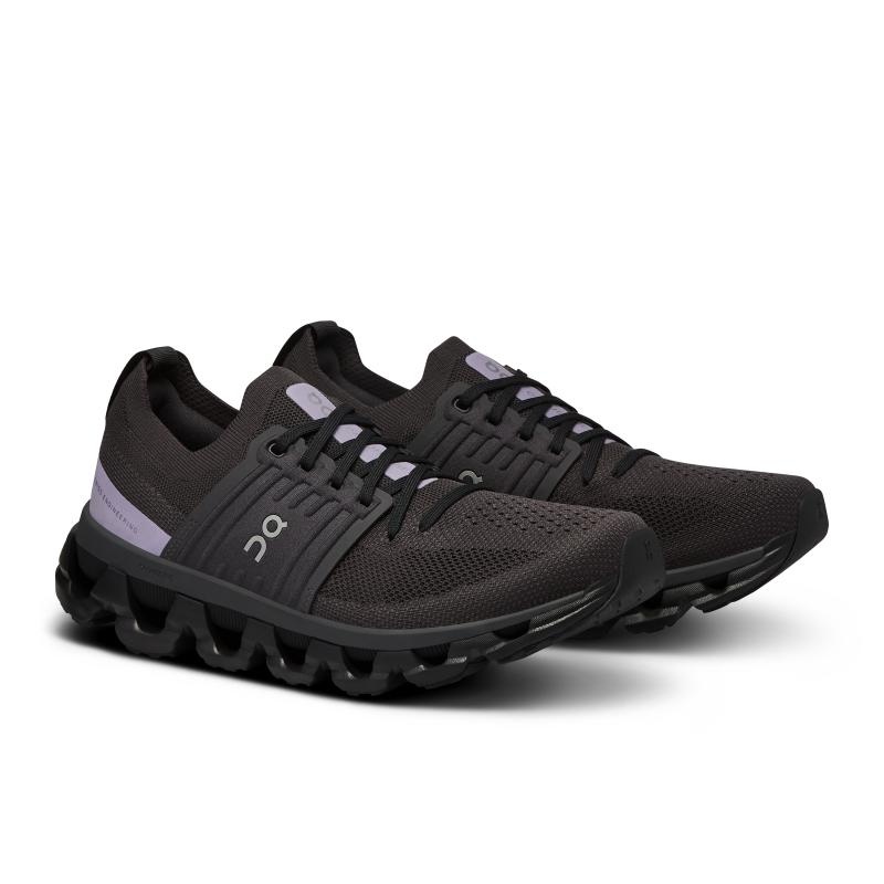 On Running Cloudswift 3 Women's Road Running Shoes Magnet | Wisteria Black | RDNST-6597