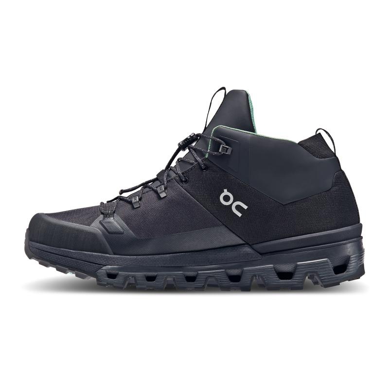 On Running Cloudtrax Waterproof Men's Hiking Shoes Black | NSMEA-0875