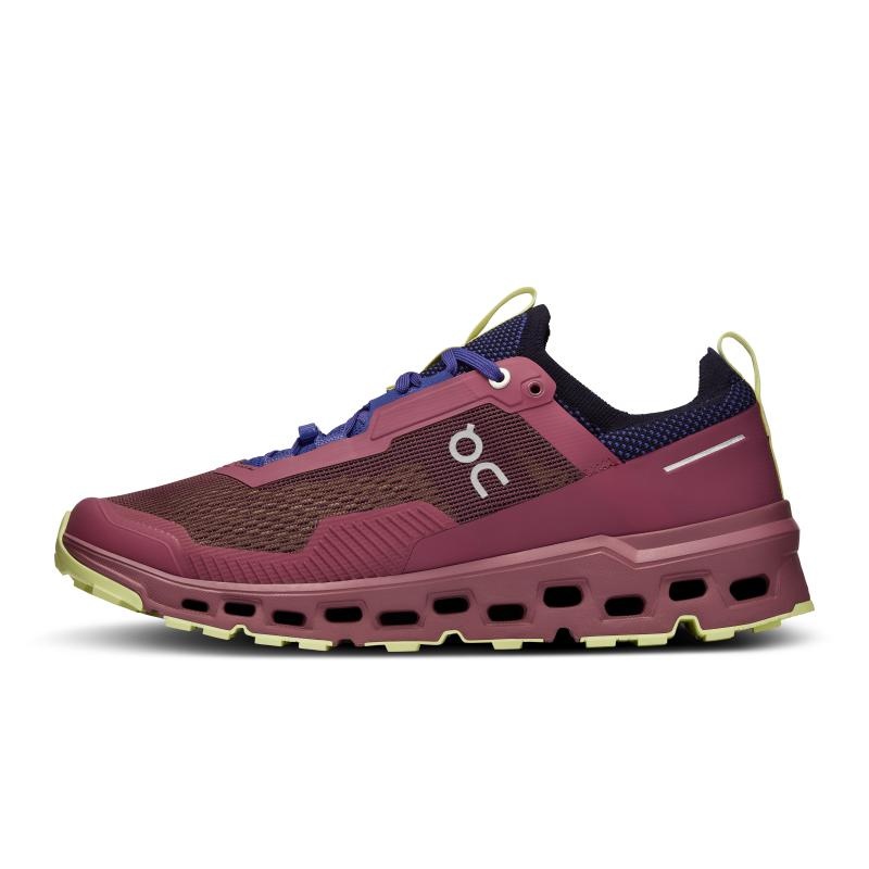 On Running Cloudultra 2 Men's Trail Running Shoes Cherry | Hay Burgundy | QFPJM-2930