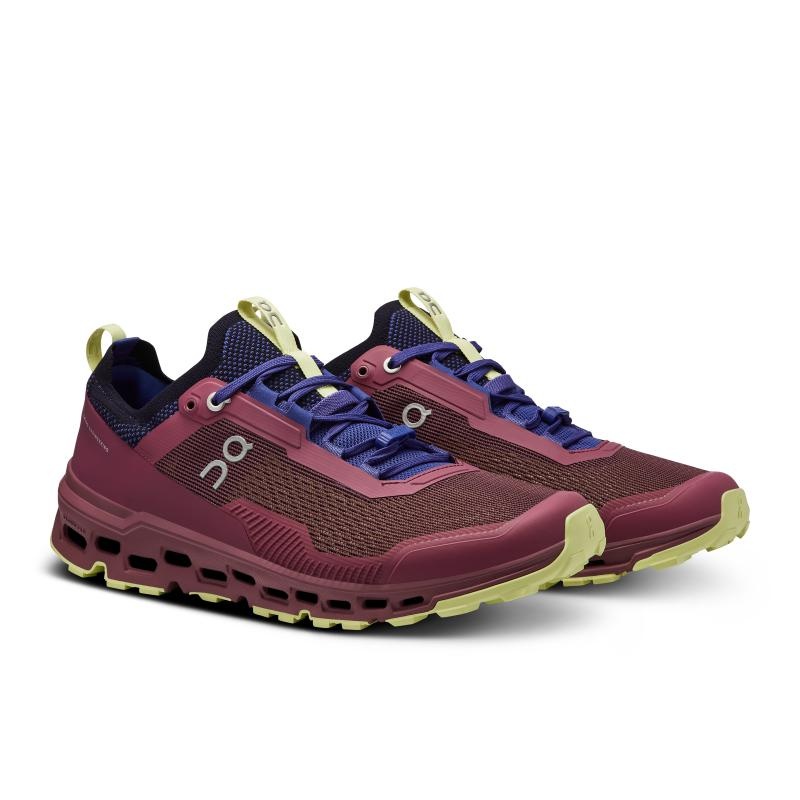 On Running Cloudultra 2 Men's Trail Running Shoes Cherry | Hay Burgundy | QFPJM-2930