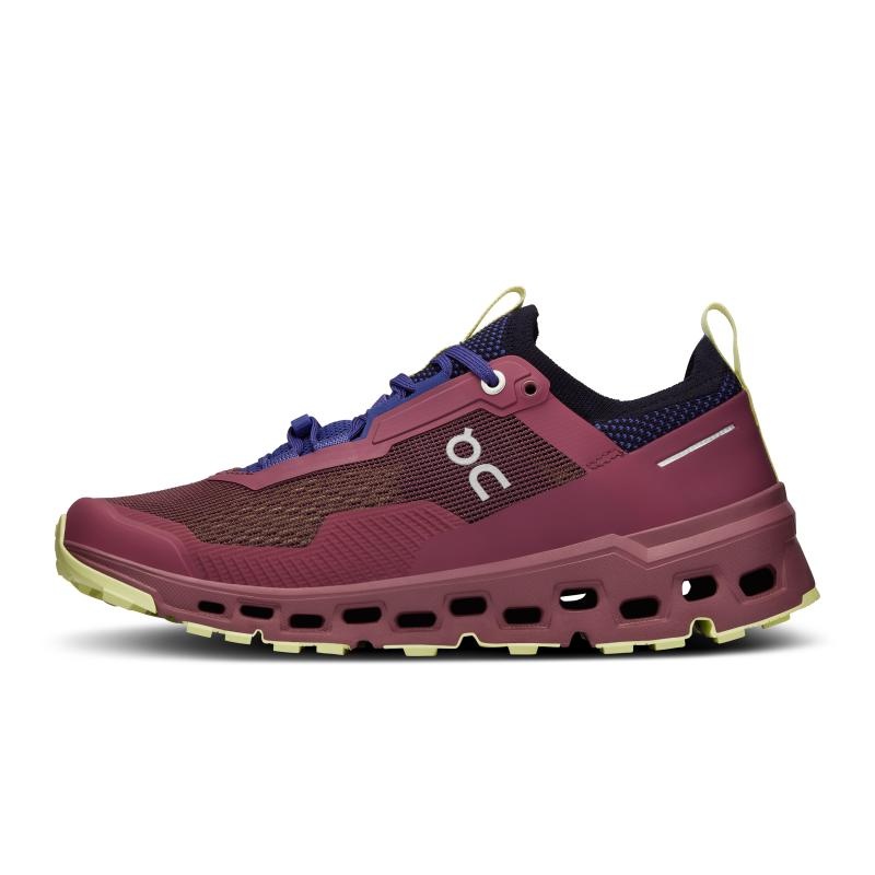 On Running Cloudultra 2 Women's Trail Running Shoes Cherry | Hay Burgundy | IENWX-5237