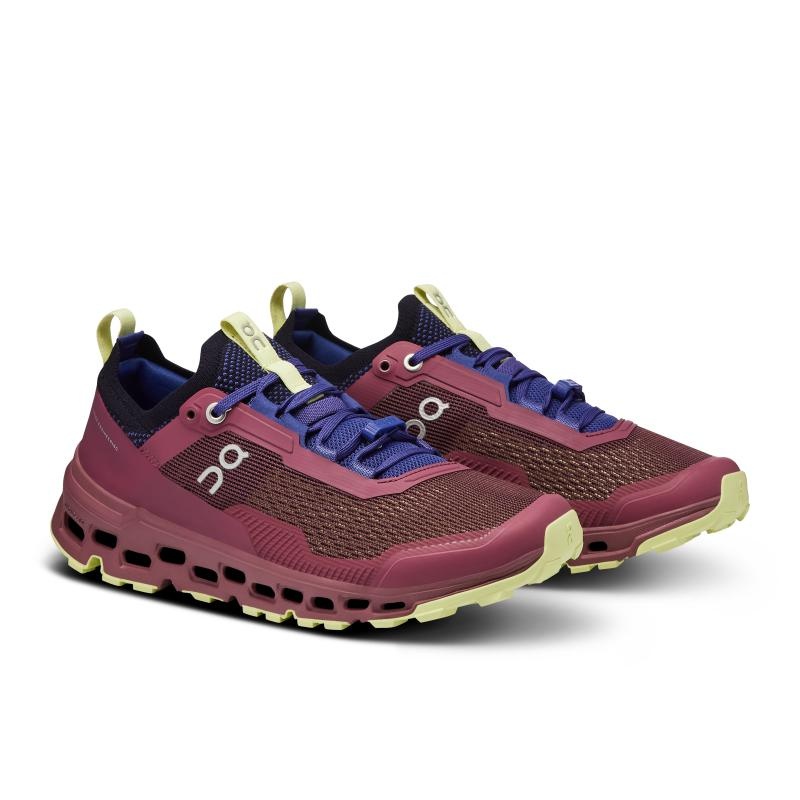 On Running Cloudultra 2 Women's Trail Running Shoes Cherry | Hay Burgundy | IENWX-5237