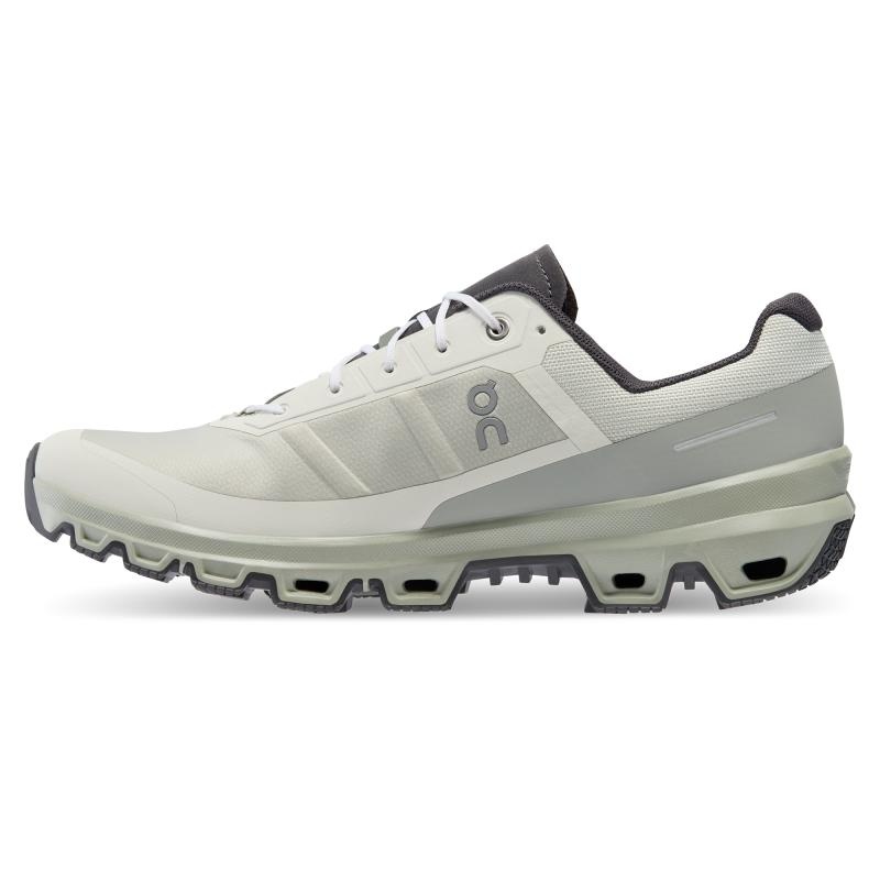 On Running Cloudventure Men's Hiking Shoes Ice | Kelp Grey | IYEHJ-9426