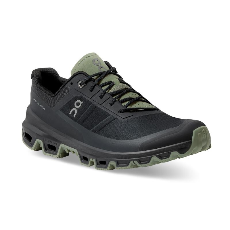 On Running Cloudventure Men's Trail Running Shoes Black | Reseda | YRBNF-0263