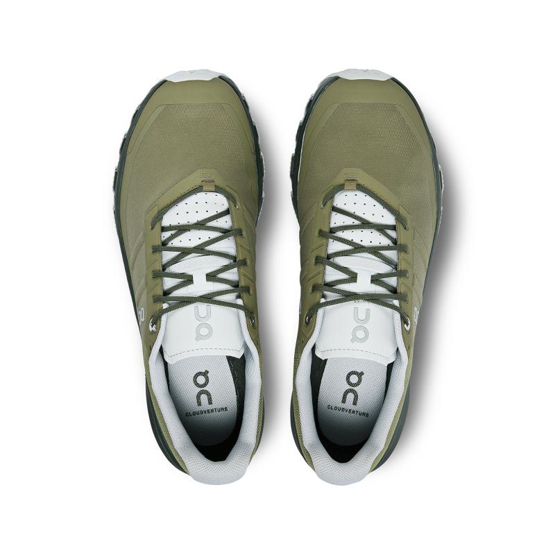 On Running Cloudventure Men's Trail Running Shoes Olive | Fir | UFPHX-8216