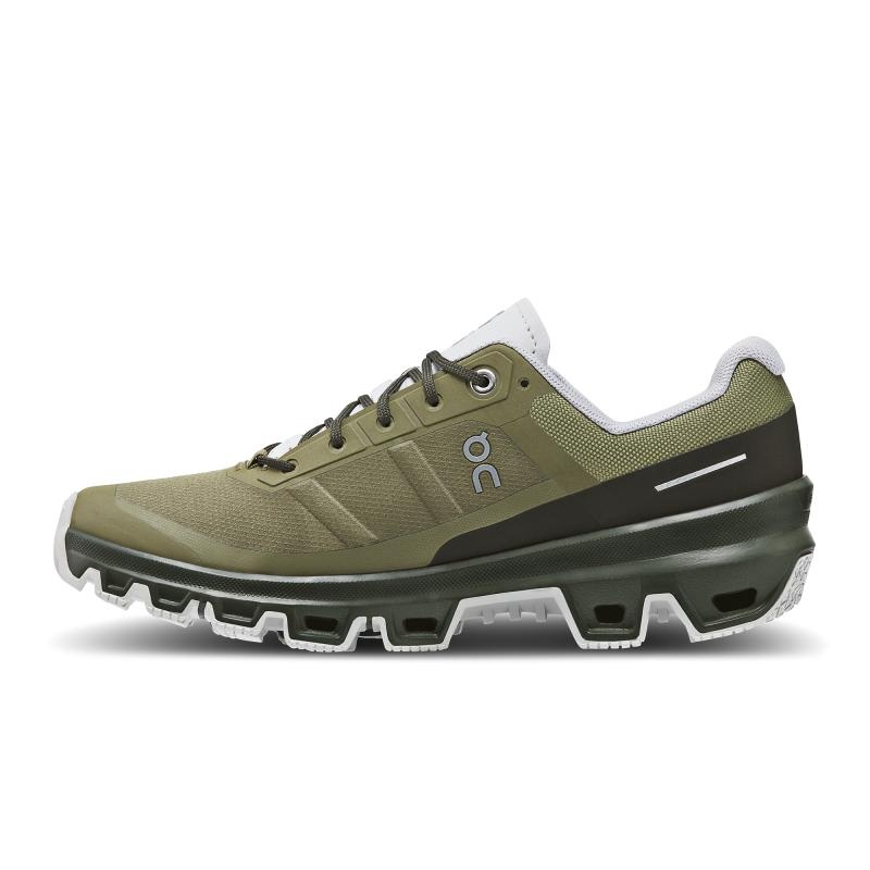 On Running Cloudventure Men's Trail Running Shoes Olive | Fir | UFPHX-8216