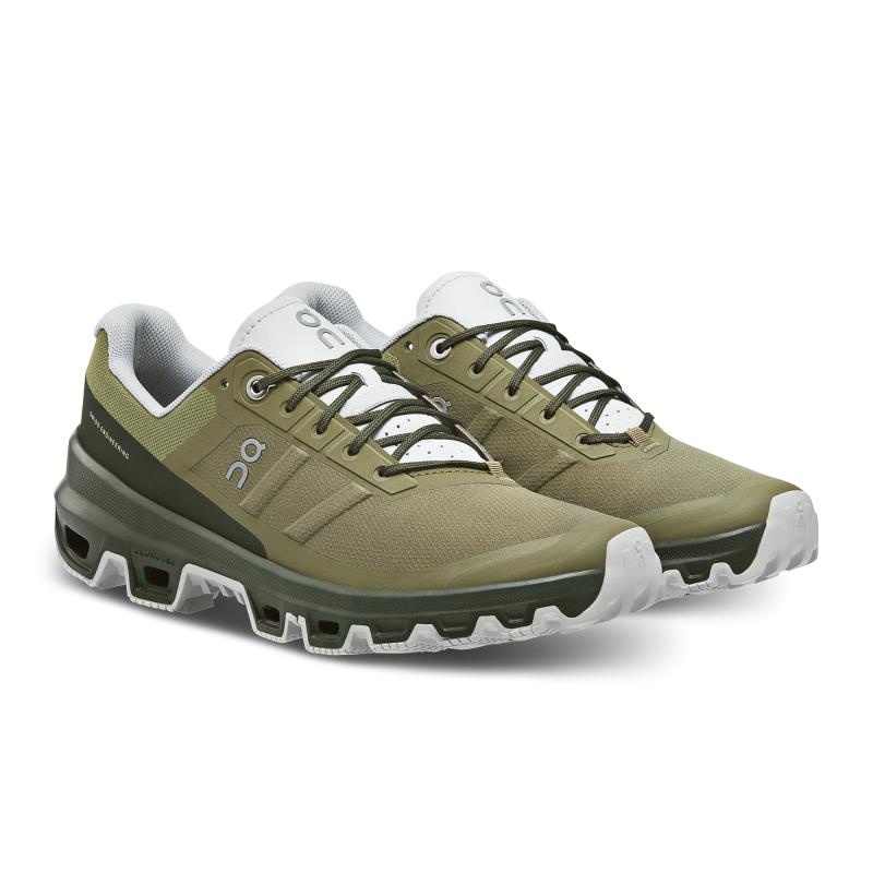 On Running Cloudventure Men's Trail Running Shoes Olive | Fir | UFPHX-8216