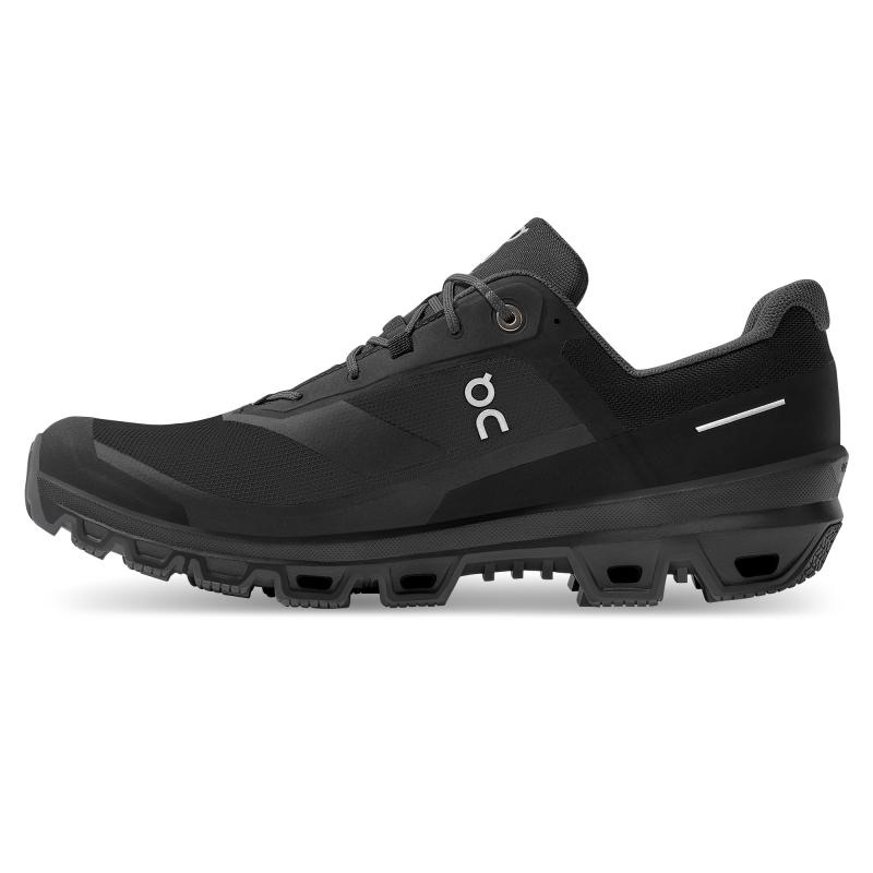 On Running Cloudventure Waterproof Men's Trail Running Shoes Black | VXISK-6940