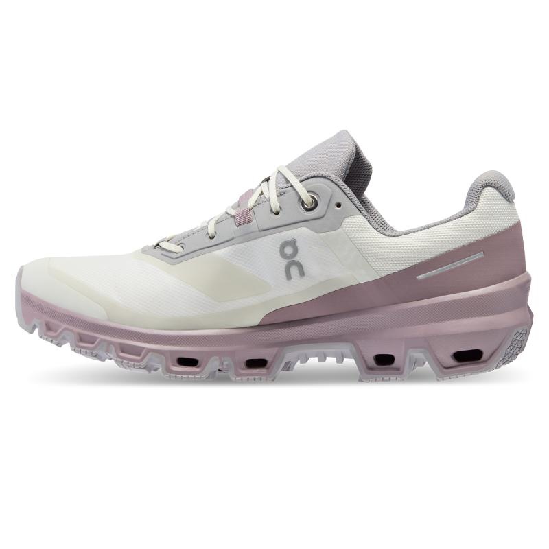 On Running Cloudventure Waterproof Women's Trail Running Shoes Ice | Heron Grey | QSFTZ-1683