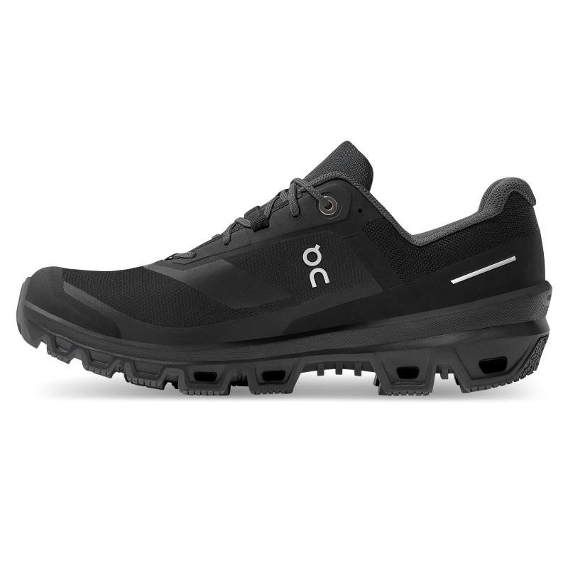 On Running Cloudventure Waterproof Women's Hiking Shoes Black | VGBFY-1508