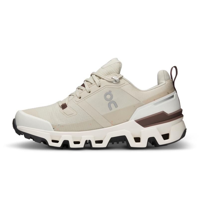 On Running Cloudventure Waterproof Women's Hiking Shoes Sand | Ivory Grey | ZEHYR-2049