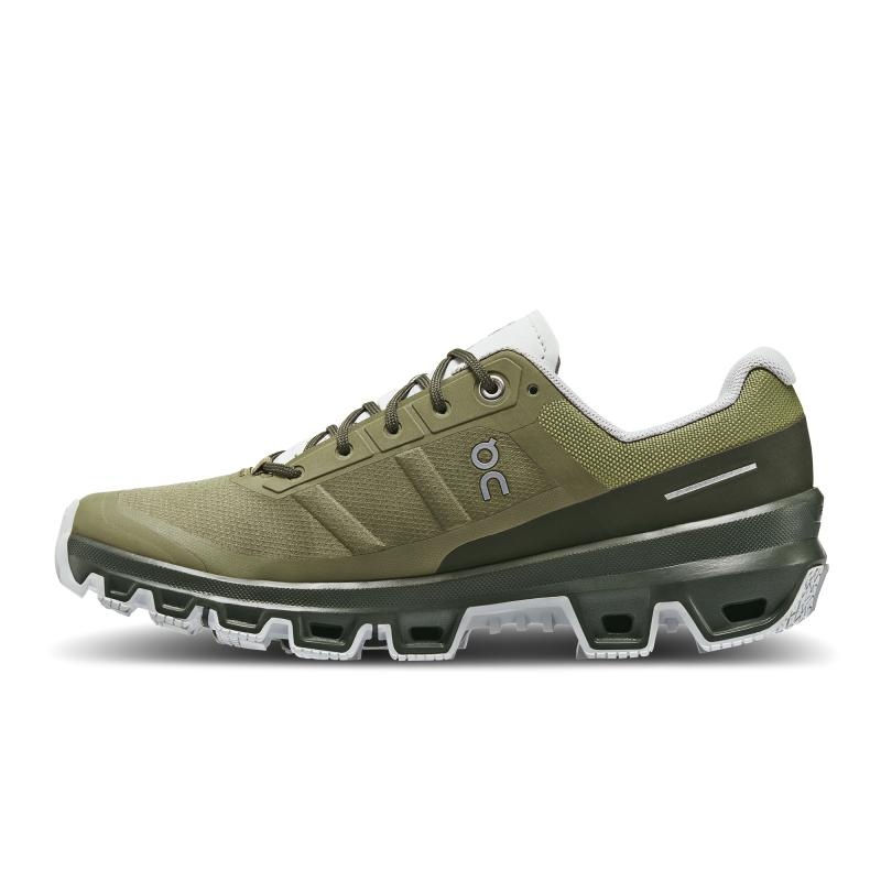 On Running Cloudventure Women's Hiking Shoes Olive | Fir | ORYWL-1764