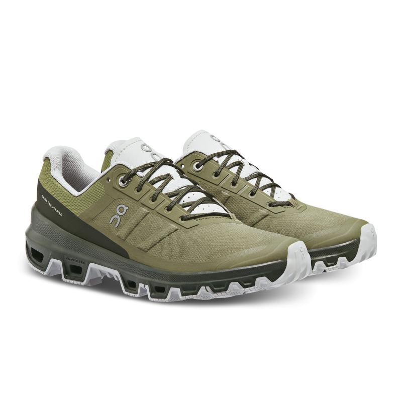 On Running Cloudventure Women's Hiking Shoes Olive | Fir | ORYWL-1764